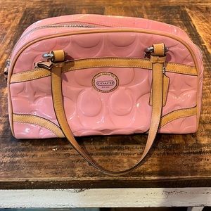 Soft pink Coach bag